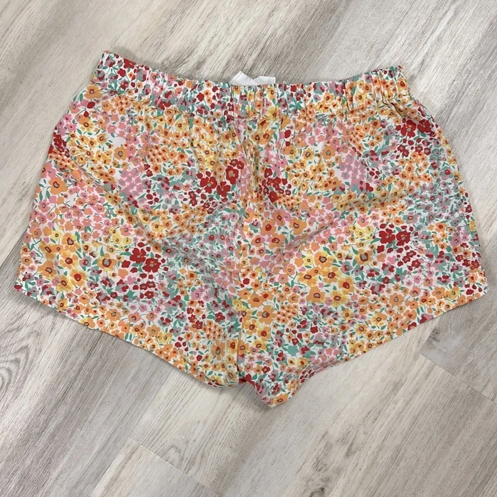 J.Crew‎ 100% Cotton Drawstring Cottagecore All Over Ditsy Floral Print Shorts XS